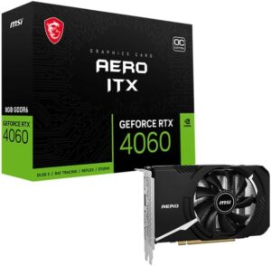 MSI Scheda Video GeForce RTX 4060 AERO ITX 8G OC - PCI Express Gen (4 x 8)